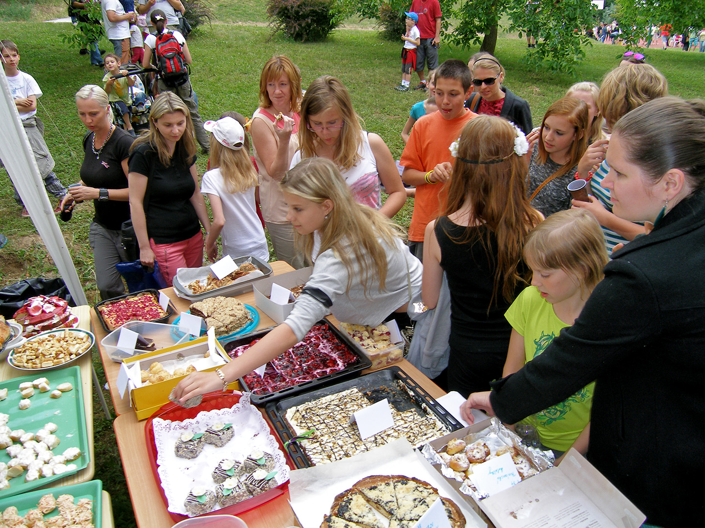 Zahradní slavnost - rozloučení se školním rokem. ZŠ Heyrovského 32, Brno-Bystrc, 26. června 2014